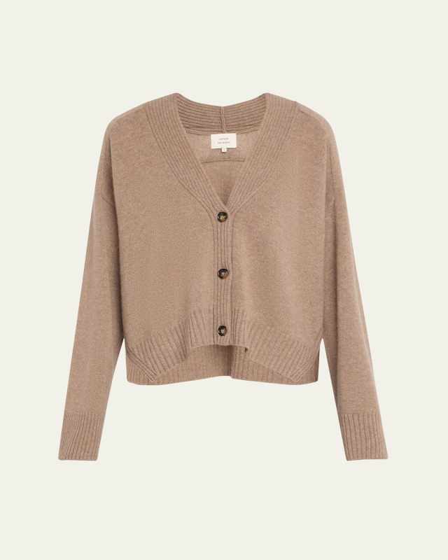Kaia V-Neck Cashmere Cardigan